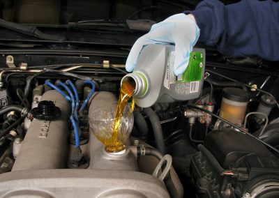 this image shows truck oil change services in Columbus, OH